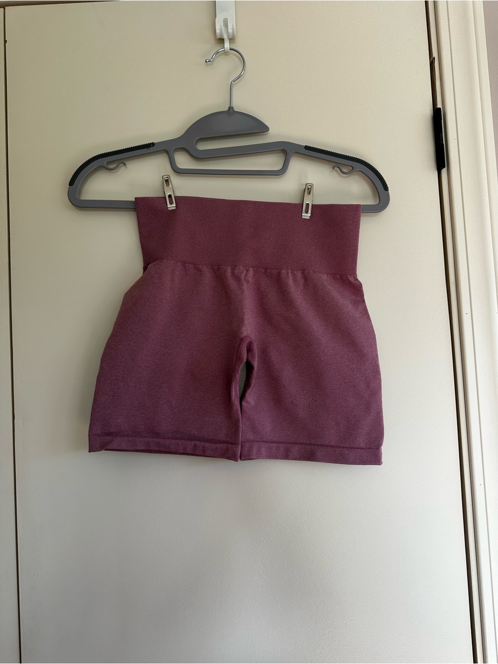 NVGTN High-Waist Athletic Shorts in Mauve